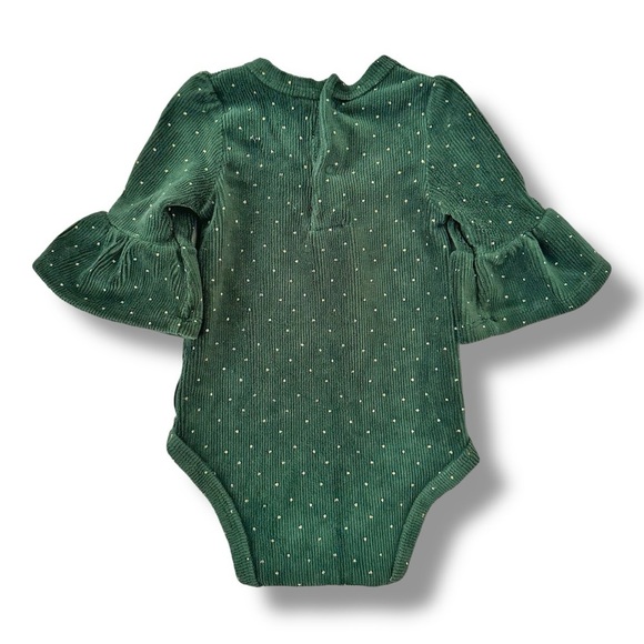 Rachel Zoe | Corduroy Ruffle Sleeve Bodysuit (3-6 mos) - Picture 2 of 5